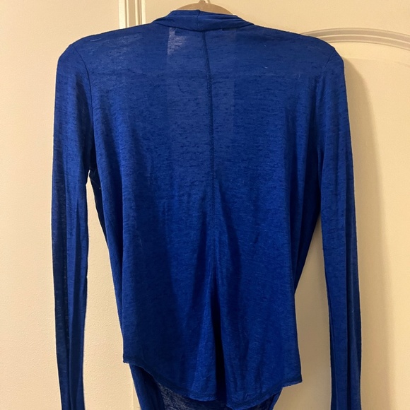 Twenty scoop neck long sleeve burnout top - Picture 2 of 4